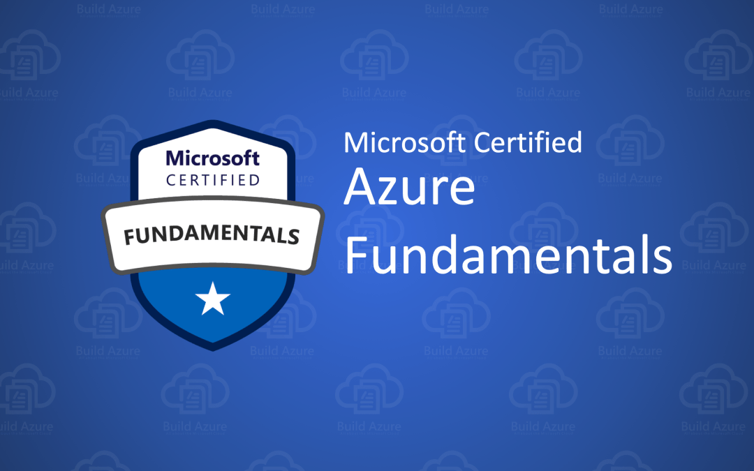 Azure Fundamentals Certificate!